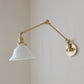 Brady Vintage Foldable Wall Lamp, 2 Colour