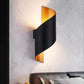 Outdoor Waterproof Metal Spiral Led Wall Lamp Night Light