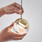Valentina Pendant Light, Metal & Glass, 2 Colour