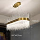 Moderne Luxus-Kristall-Kronleuchter-LED-Pendelleuchte für Wohnzimmer