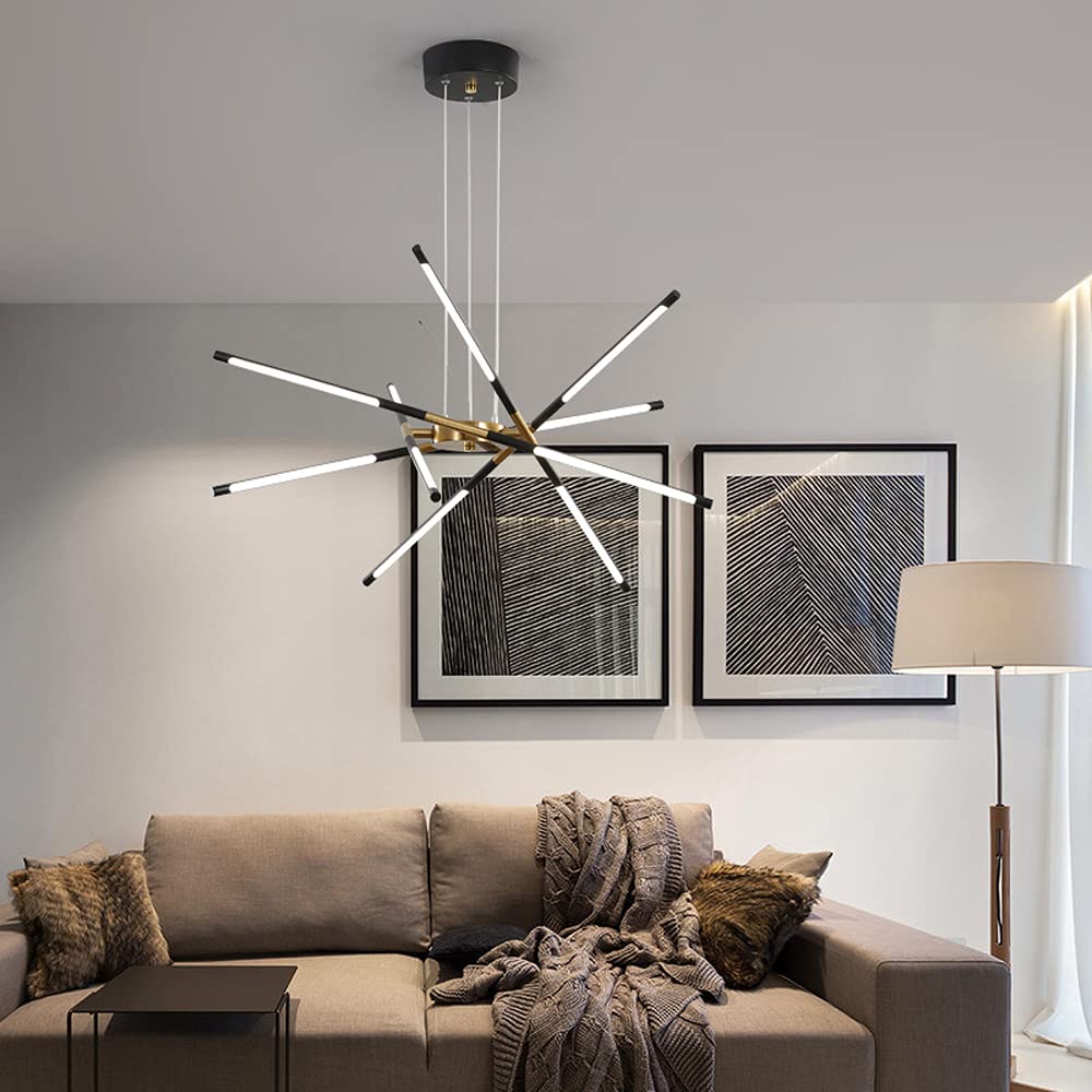 Modern Linear LED Chandelier Lights