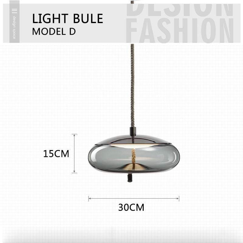 Modern Glass Pendant Lights for Dining Room, Living Room