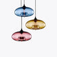 Modern Macaron Glass Pendant Lights Hanging Lamp For Dining Room
