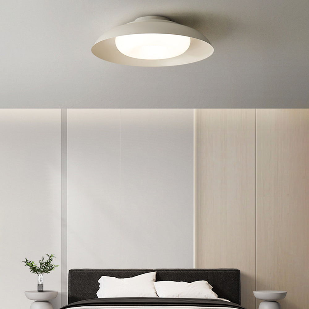 Carins Flush Mount Ceiling Light Remote Control Dimmable