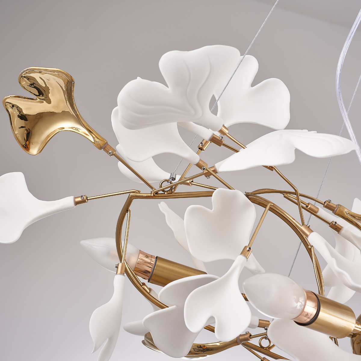 Olivia Chandelier Artistic Design, Metal & Ceramic 60/80cm