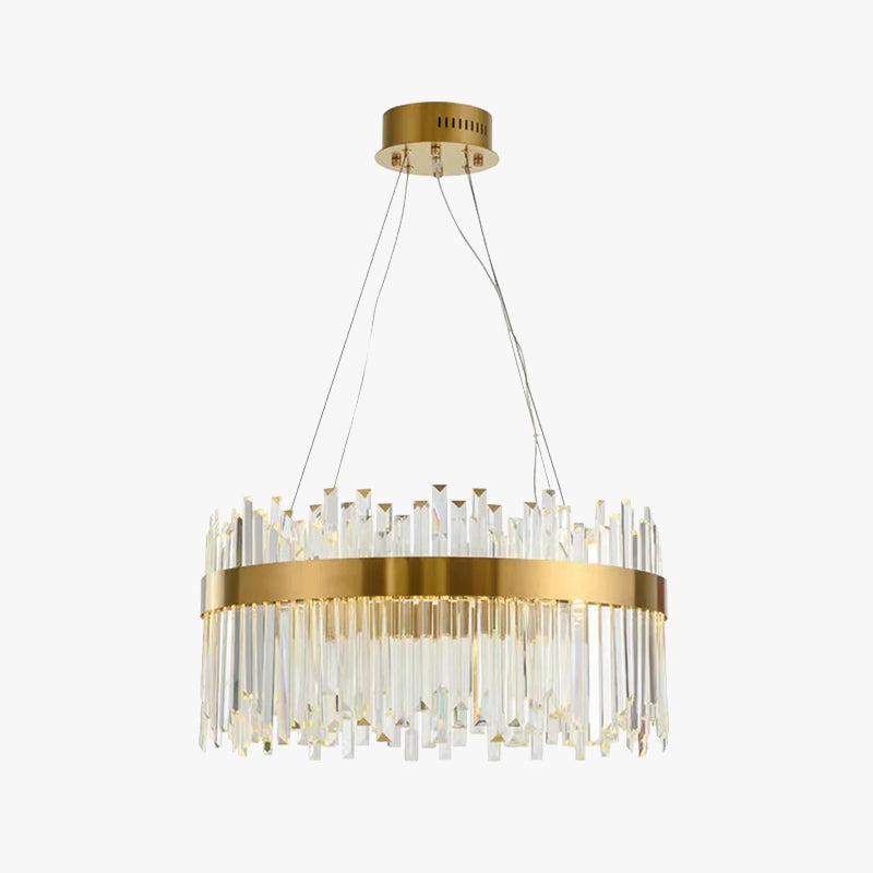 Moderne Luxus-Kristall-Kronleuchter-LED-Pendelleuchte für Wohnzimmer