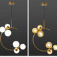 Valentina Pendant Light Bubble Moon, Metal & Glass