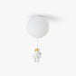 Fateh Astronaut Balloon Flush Mount Ceiling Light 8 Colour, Dia 25/30/35cm
