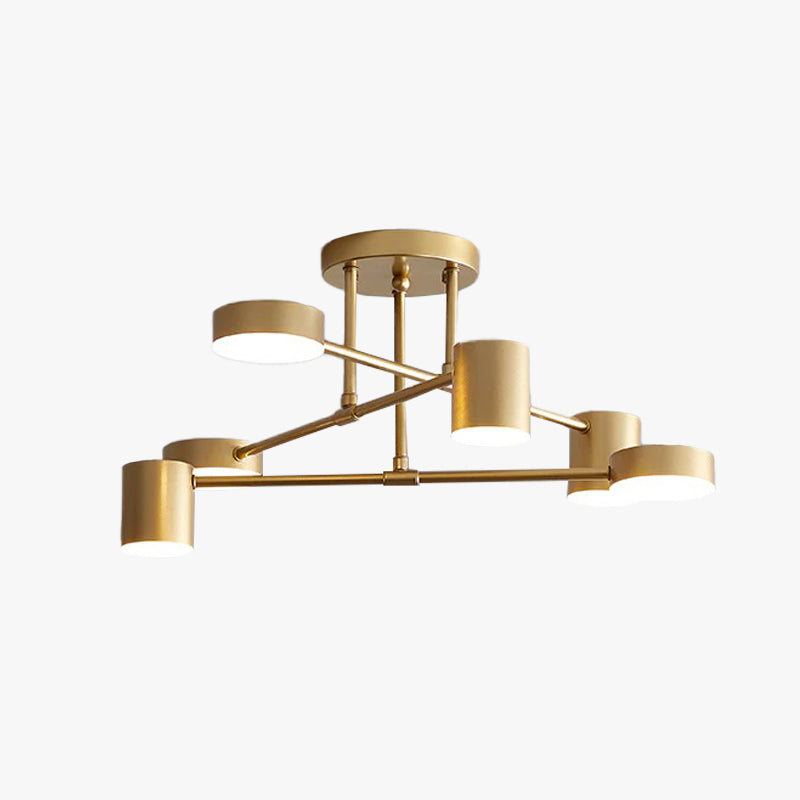 Weiss Flush Ceiling Light, Metal