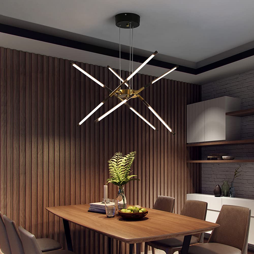 Modern Linear LED Chandelier Lights