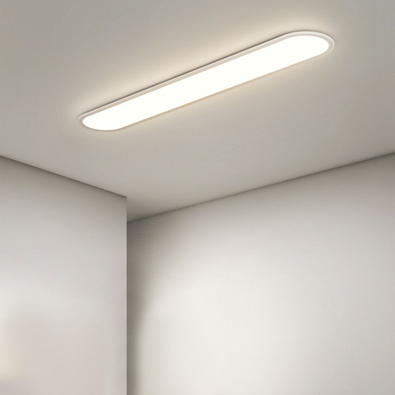 Edge Oval Flush Mount Ceiling Light, 2 Colour, L 40CM/60CM/80CM