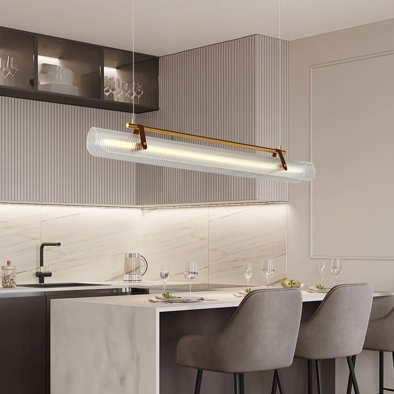 Edge  Pendant Light, Acrylic & Metal, L 80/100/120CM