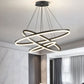 Arisha 3-Rings Black Pendant Light, 3 Style