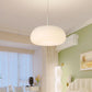 Morandi Drum Shape White Pendant Light, DIA 20CM/35CM/50CM