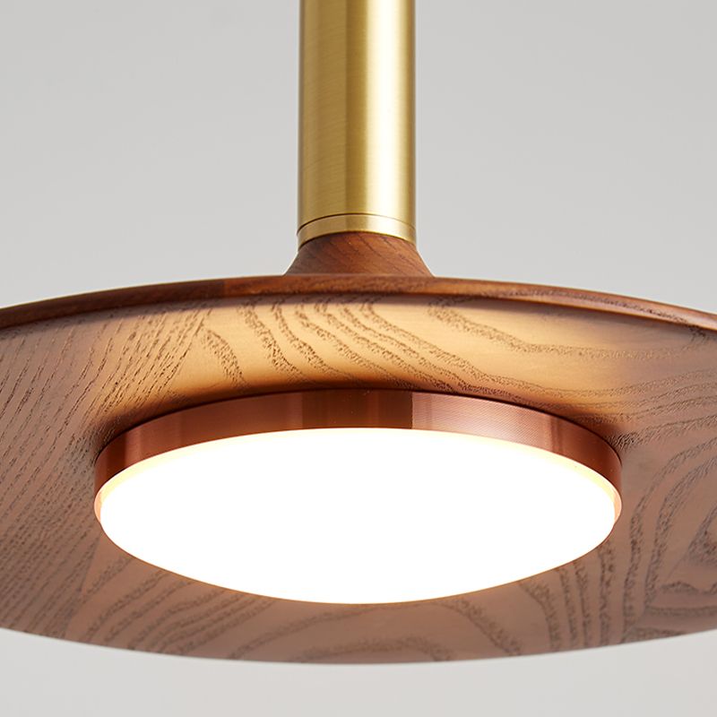 Carins Cluster Pendant Light, Metal & Wood, 1/2/3 Heads, DIA 25CM/35CM