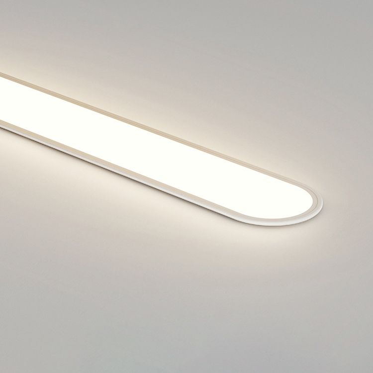 Edge Oval Flush Mount Ceiling Light, 2 Colour, L 40CM/60CM/80CM