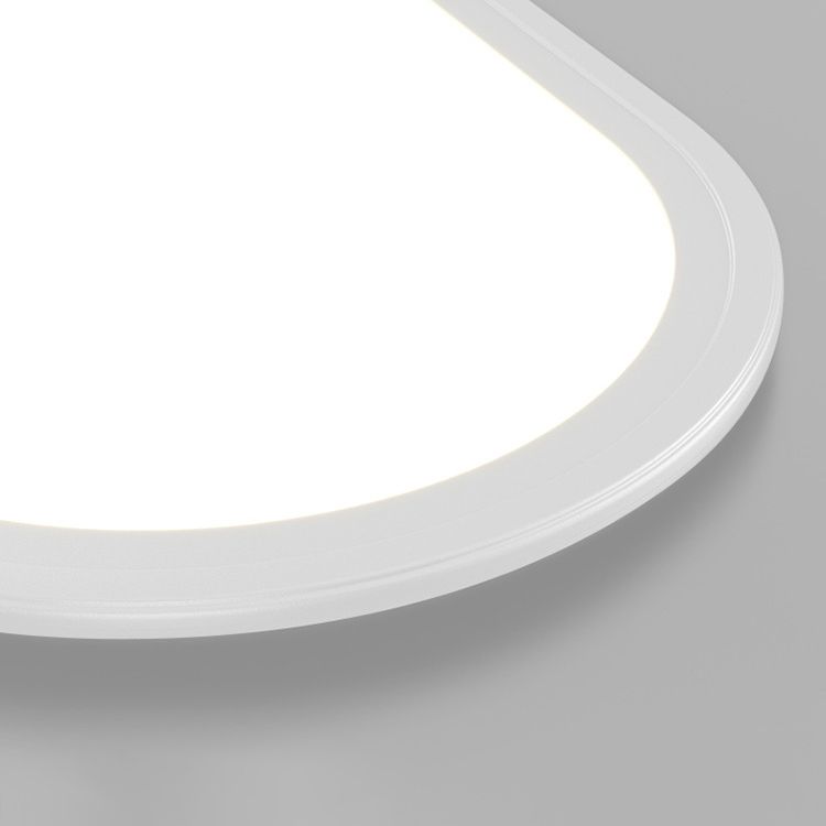 Edge Oval Flush Mount Ceiling Light, 2 Colour, L 40CM/60CM/80CM