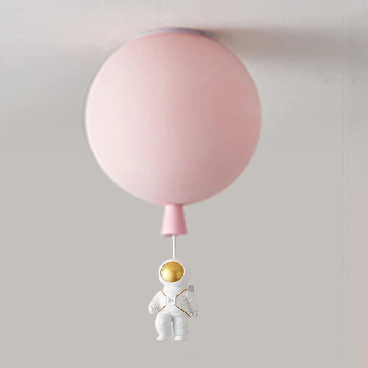 Fateh Astronaut Balloon Flush Mount Ceiling Light 8 Colour, Dia 25/30/35cm