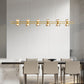 Evette Pendant Light Remote Control 5/6/7 Head, Pure Copper, 100/120/140cm