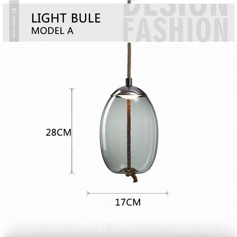 Modern Glass Pendant Lights for Dining Room, Living Room