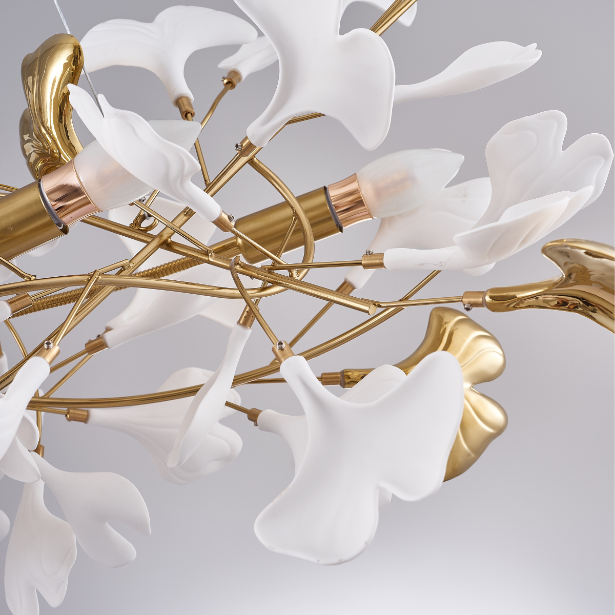 Olivia Chandelier Artistic Design, Metal & Ceramic 60/80cm