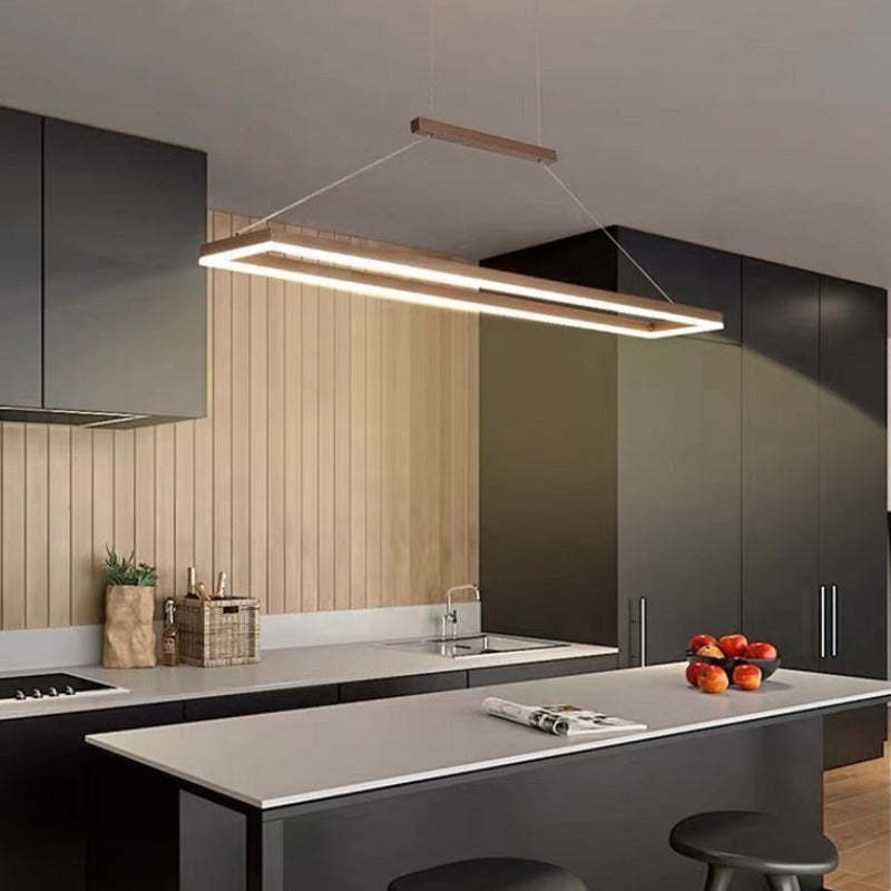 Edge Pendant Light, Horizontal Rectangular