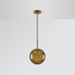Post Modern Glass Sphere Pendant Lighting Ball Shape Hanging Lamp For Kitchen & Hallway