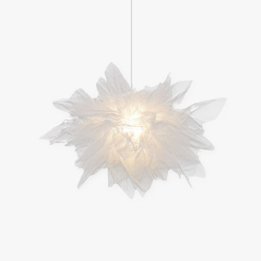 Nordic Minimalist Mesh Flower Pendant Light for Bedroom & Dining Room