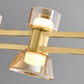 Evette Pendant Light Remote Control 5/6/7 Head, Pure Copper, 100/120/140cm