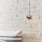 Valentina Pendant Light, Metal & Glass, 2 Colour