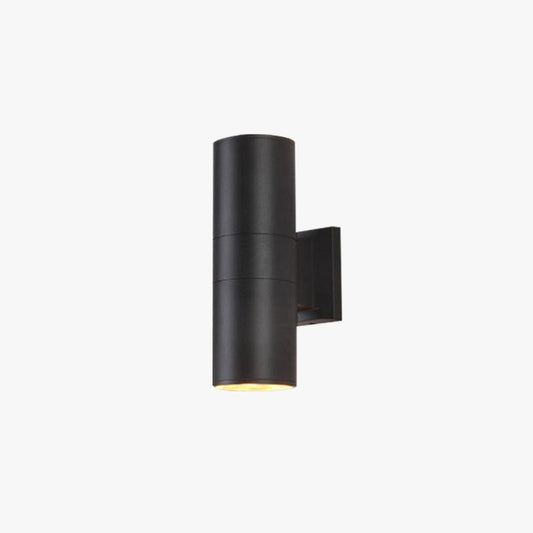Orr Outdoor Wall Lamp Double-headed, Metal & Glass
