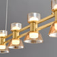Evette Pendant Light Remote Control 5/6/7 Head, Pure Copper, 100/120/140cm