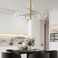 Valentina Gold Pendant Light, 6/8 Heads