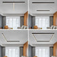 Edge Flush Mount Ceiling Light, L 60/80/100/120CM
