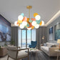 Petal Pendant Light, White & Grey & Muticolour