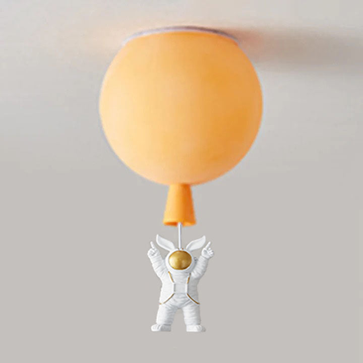 Fateh Astronaut Balloon Flush Mount Ceiling Light 8 Colour, Dia 25/30/35cm