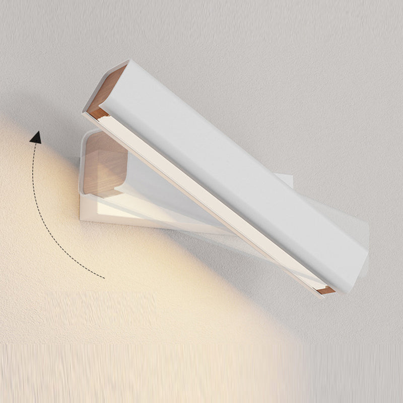 Modern LED Aluminum Wall Light Rotate 360 for Bedroom & Living Room
