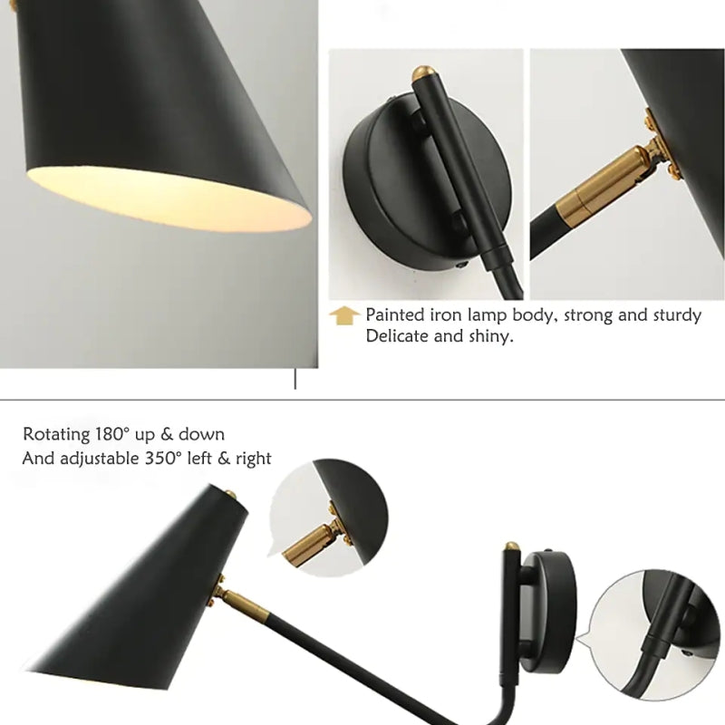 Retro Wall Lamp  For Living Room & Bedroom