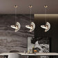 Moderne drehbare Pendelleuchte, Kronleuchter aus Metall und Acryl 