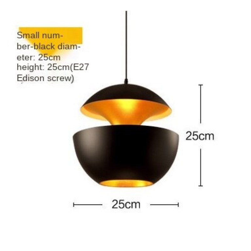Nordic Creative Black White LED Pendant Lights for Dining Room
