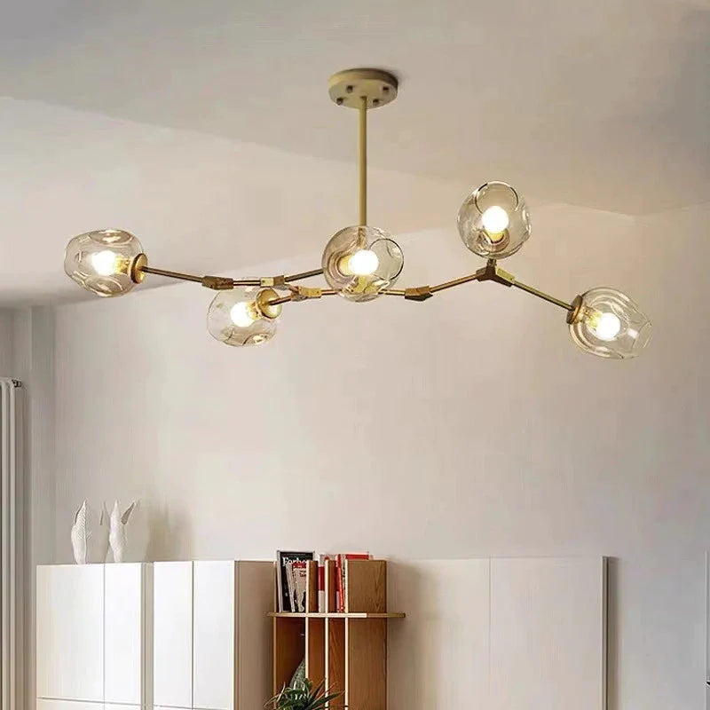 Molecular Tree Hanging Pendant Light - Living Room - Glass