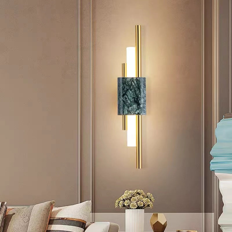 Nordic Marble Bedside Wall Light Wall Scone For Bedroom, Living Room