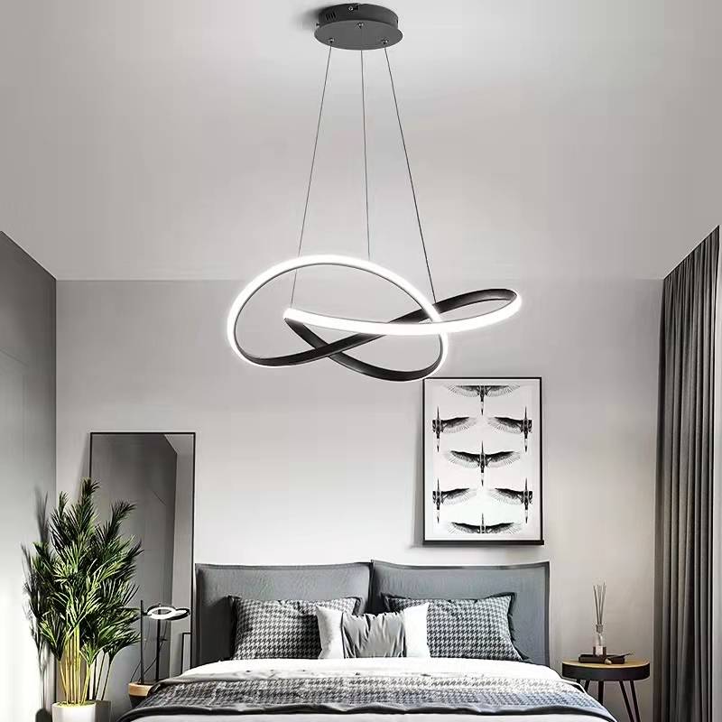 Nordic Clover Ring LED Modern Chandelier for Living Room & Bedroom