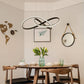 Nordic Clover Ring LED Modern Chandelier for Living Room & Bedroom