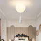 Fateh Bear Balloons Flush Mount Ceiling Light for Children's Room, Bedroom
