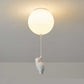 Fateh Bear Balloons Flush Mount Ceiling Light for Children's Room, Bedroom