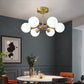 Valentina Ceiling Light, Metal & Glass