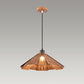 Retro Wood LED Pendant Light for Dining Room
