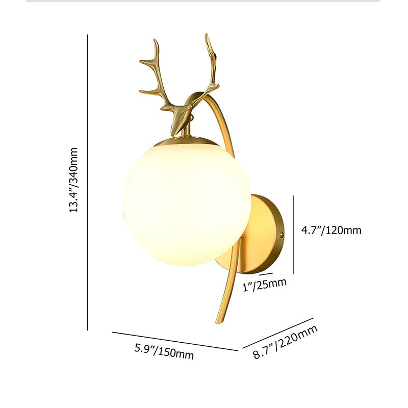 Valentina Deer Wall Sconce
