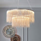 Metal Tassel Chain Led Chandelier Pendant Shade Lighting For Living Room, Dining room